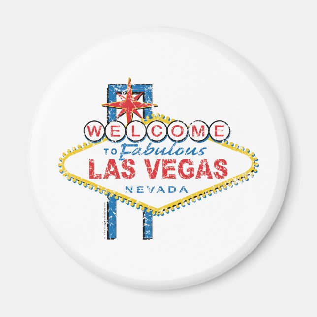Imã Bem-vindo a Las Vegas Fabulosa (Frente)