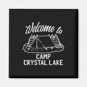 Imã Bem-vindo ao Acampamento Crystal Lake