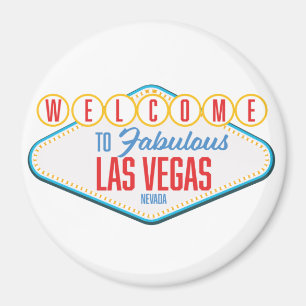 Imã Bem-vindo ao Fabuloso Las Vegas