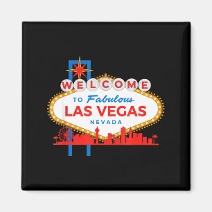 Imã Bem-vindo ao Fabuloso Letreiro de Las Vegas Nevada