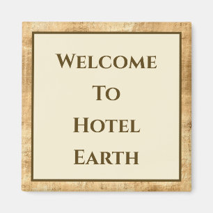 Imã Bem-Vindo Ao Hotel Earth