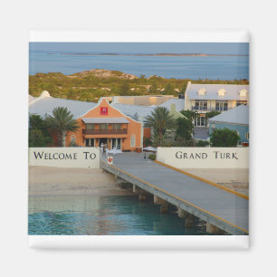 Imã Bem-vindo ao ímã de Grand Turk