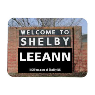 Ímã BEM-VINDO AO Íman flexível SHELBY LEEANN