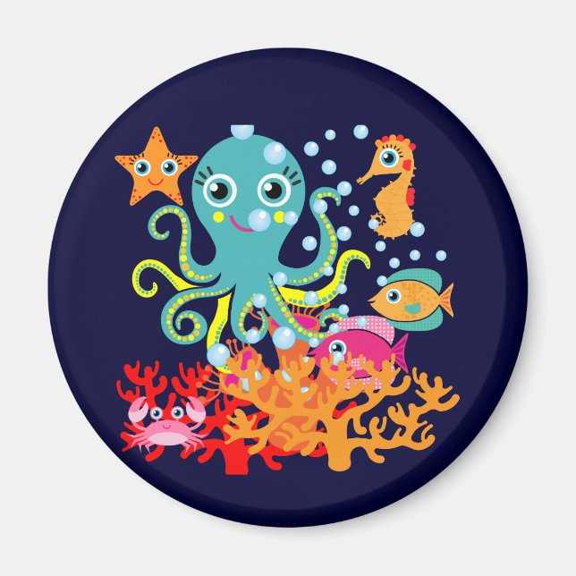 Imã Bem-vindo ao Oceano (Frente)