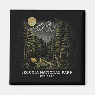 Imã Bem-vindo ao Parque Nacional Sequoia EUA
