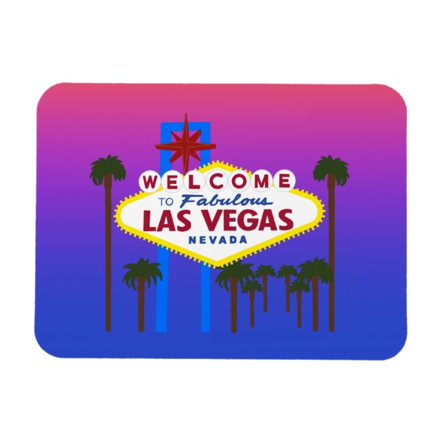 Ímã Bem-vindo ao Sinal de Las Vegas #3 Magnet (Horizontal)