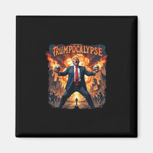 Imã Bem-vindo ao Trump-ocalypse Engraçado Donald Trump