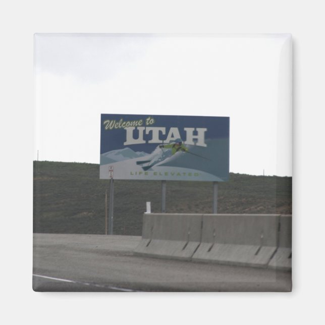 Imã Bem-vindo ao Utah Magnet (Frente)