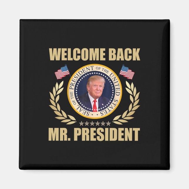 Imã Bem-vindo de Volta Sr Presidente Donald Trump Vitó (Frente)