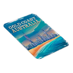 Ímã Bem-vindo Verão - Looks de Praia - Gold coast Aust
