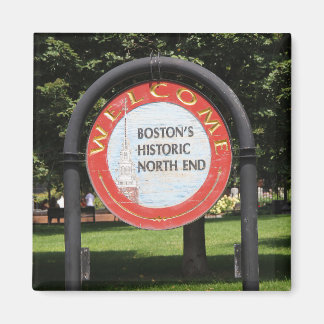 Imã "Bem-vindos a Boston Historic North End"