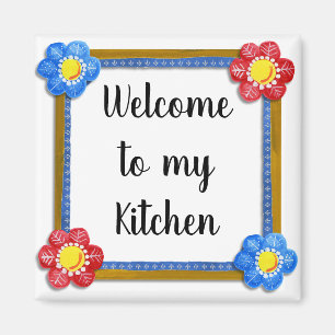 Imã Bem-vindos ao meu magnata da cozinha