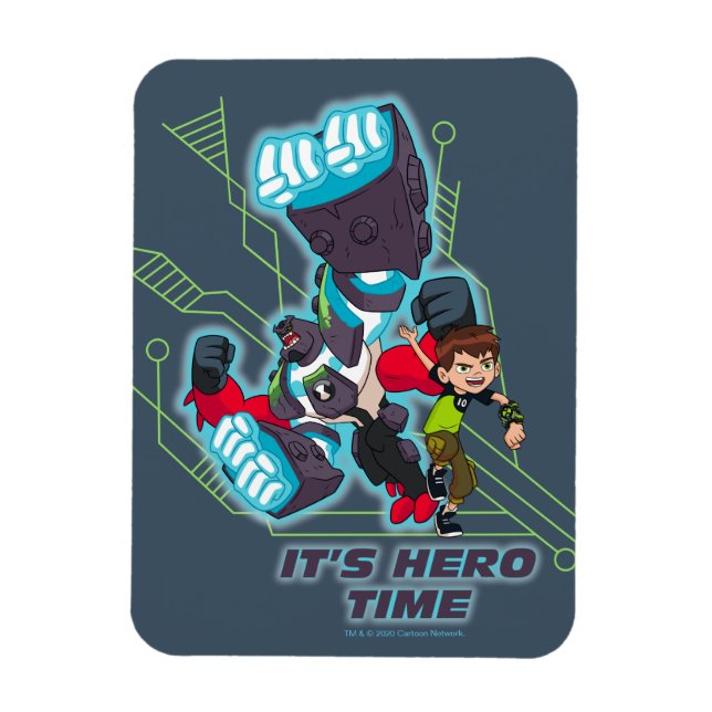 Ímã Ben e Omni-Quatro Armas Avançadas - É Hora Herói (Vertical)