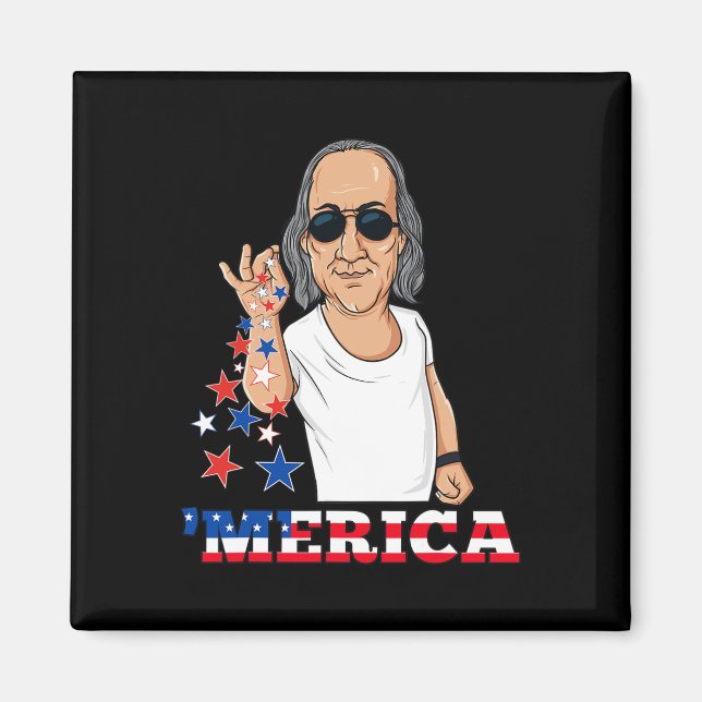 Imã Ben Franklin 4 De Julho Merica (Frente)