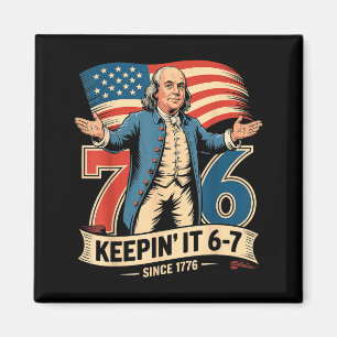 Imã Ben Franklin 67 Meme Keen It 7-6 Professor de Hist