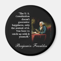 Ben Franklin Cita "A Constituição Americana..."