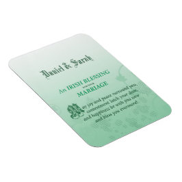 Ímã Bênção dos Parabéns de Casamento Irlandeses