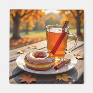 Imã Bênçãos de Outono Cider e Donut
