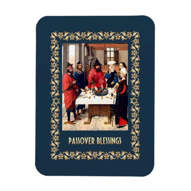 Ímã Bênçãos de Páscoa. Magnets para presentes de arte (Vertical)