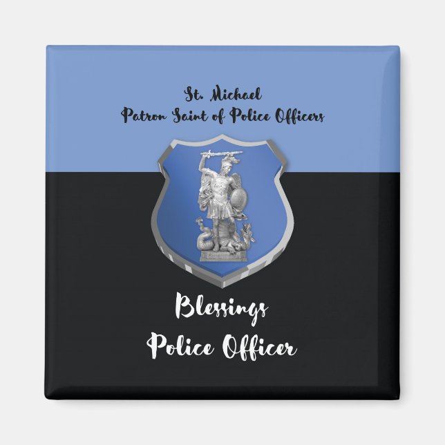 Imã Bênçãos de São Miguel ao Novo Oficial de Polícia (Frente)