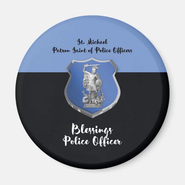Imã Bênçãos de São Miguel ao Novo Oficial de Polícia (Frente)