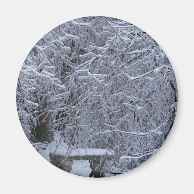 Imã Bench na neve (Frente)