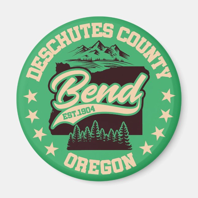 Imã Bend,Oregon (Frente)