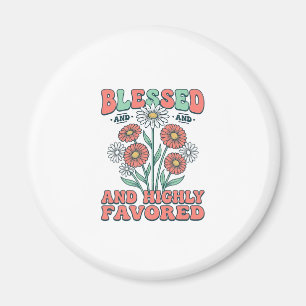 Imã Bendita e Altamente Favorecida Decoração Floral Vi