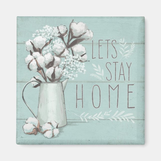 Imã Bendito Mint IV | Vamos Ficar Em Casa (Frente)