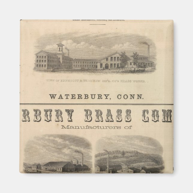 Imã Benedict e Burnham Manufacturing Company (Frente)