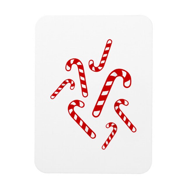 Ímã Bengalas de Natal  (Vertical)