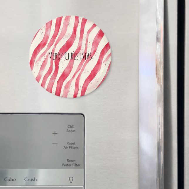 Imã Bengalas de Natal Vermelho Branco   (In Situ (Fridge))
