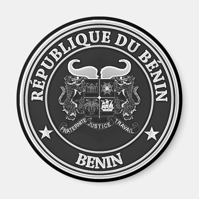 Imã Benin Round Emblem (Frente)