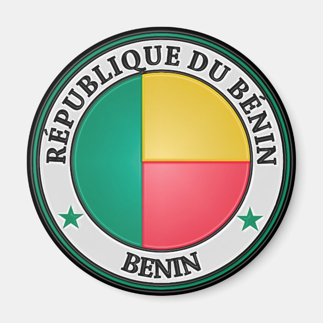 Imã Benin Round Emblem (Frente)