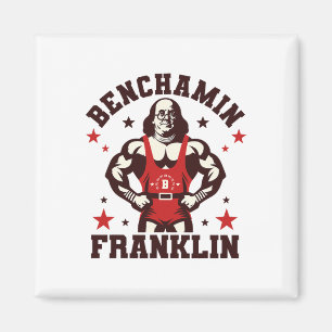 Imã Benjamin Benchamin Franklin Supino Culturismo