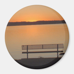 Imã Benjamin com vista para um Sunset Pacífico