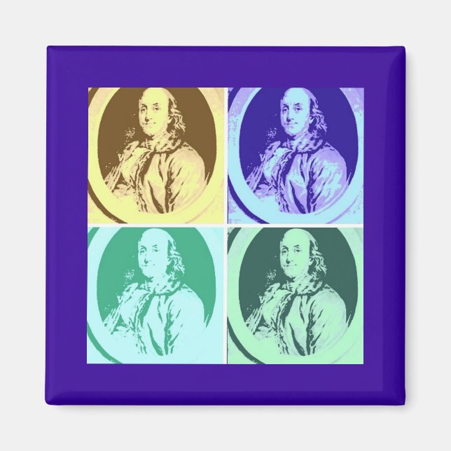 Imã Benjamin Franklin (Frente)