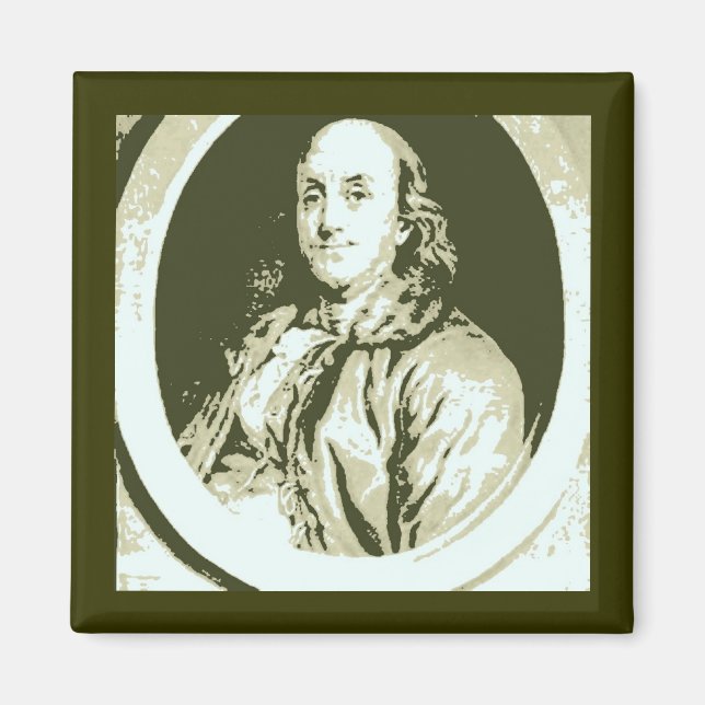 Imã Benjamin Franklin (Frente)