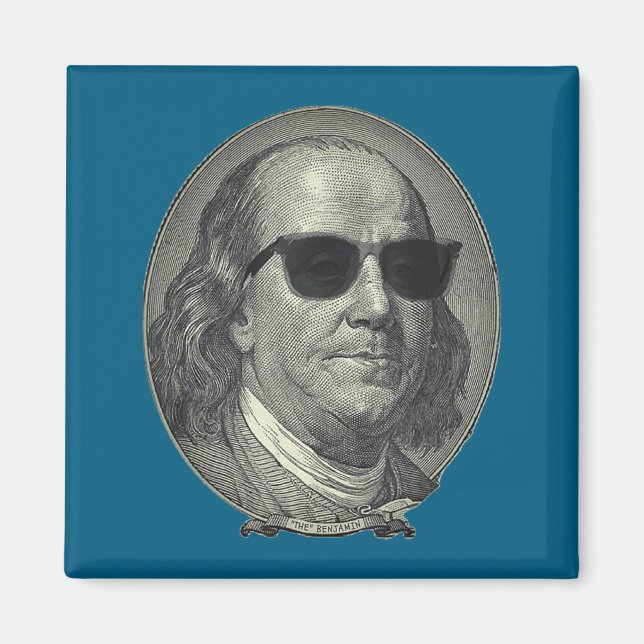 Imã Benjamin Franklin The Benjamin Its All About  (Frente)