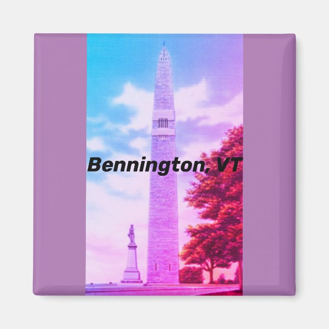 Imã Bennington Monument, Old Bennington, Vermont (Frente)