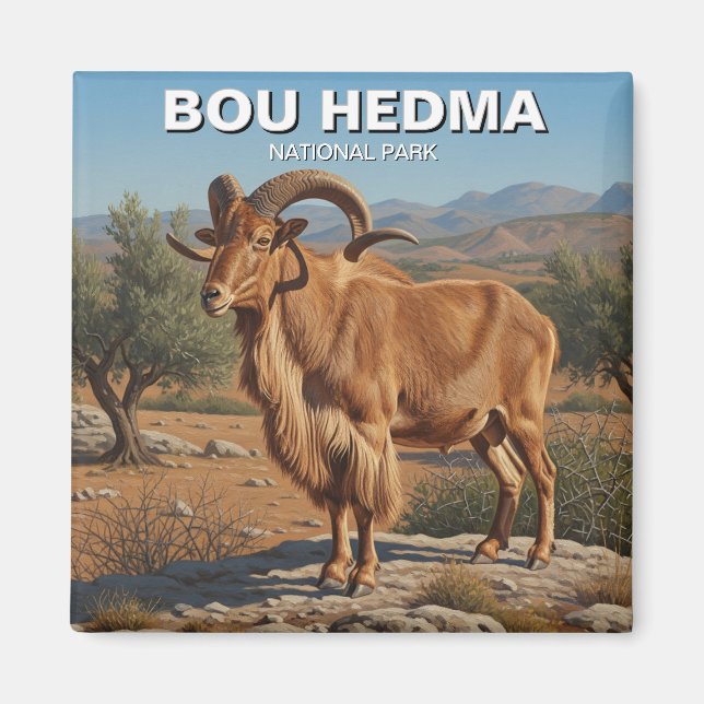 Imã Berçário no Parque Nacional de Bou Hedma, Tunísia (Frente)