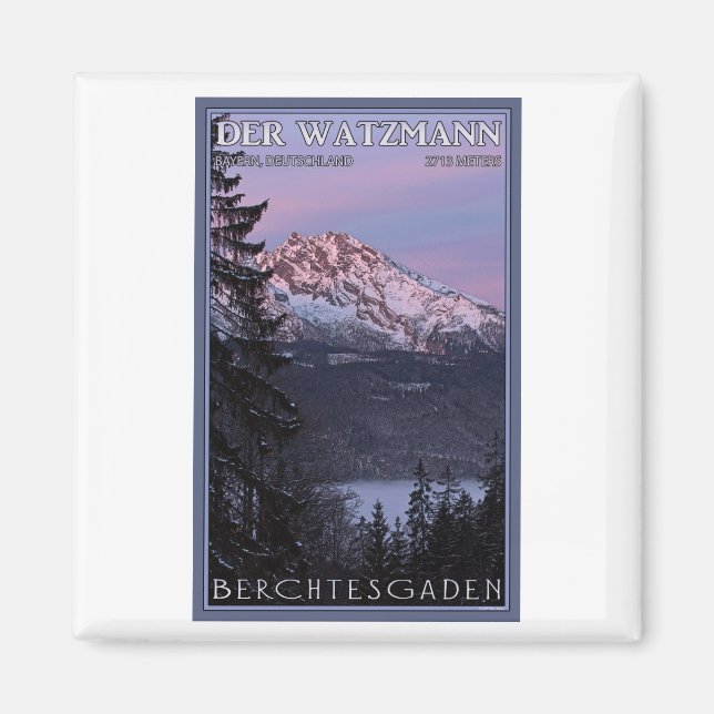 Imã Berchtesgaden - Watzmann Alpenglow (Frente)