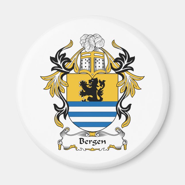 Imã Bergen Family Crest (Frente)