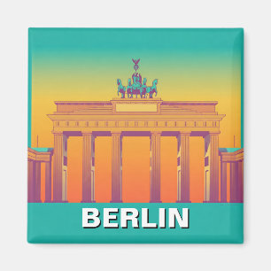 Imã Berlim Alemanha Brandenburg Gate abstrato Viagem