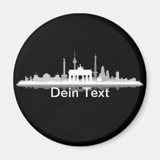 Imã Berlim cidade Skyline - íman, de frigorífico,