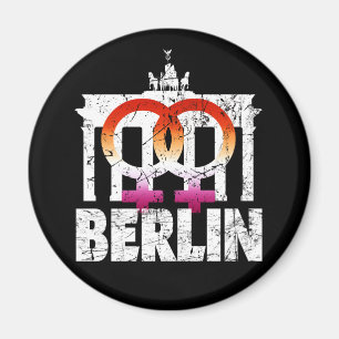 Imã Berlin Brandenburger Tor Orgulho Lésbica