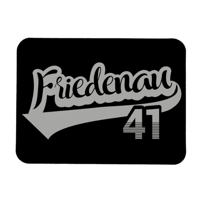 Ímã Berlin Friedenau 41 Classic City Number (Horizontal)