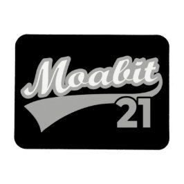Ímã Berlin Moabit 21 Classic Retro City