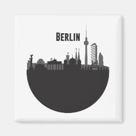 Imã Berlin Stadt Silhouette Skyline