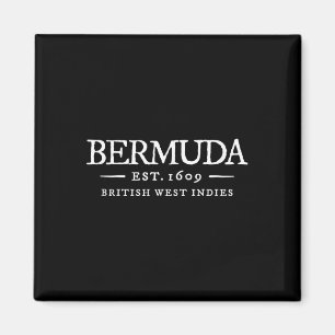 Imã Bermuda Antiga Carta Retro Lembrança Férias Assim
